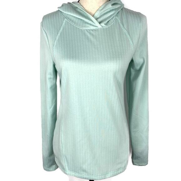 Jockey Flash Insulator Pullover Hoodie Mint Green Lightweight Womens Size Small - Picture 11 of 11